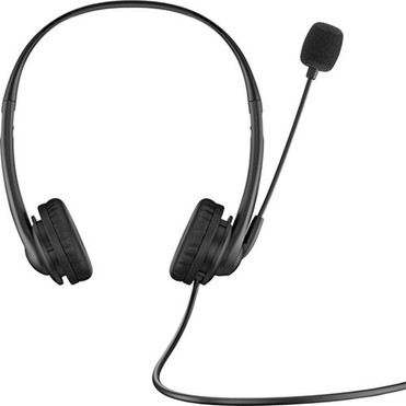HP Stereo USB Headset G2 - Stereo - USB Type A - Wired - Over-the-head - Binaural - Ear-cup - Noise Canceling - Black 428K6UT