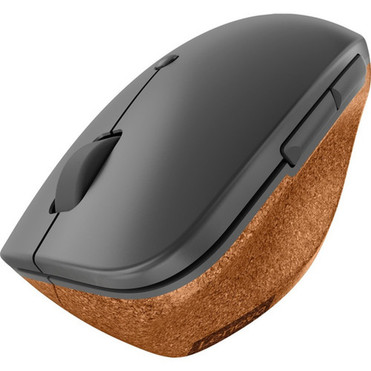 Lenovo Go Wireless Vertical Mouse - Optical - Wireless - 240 GHz - Storm Gray - USB Type A - 2400 dpi - Scroll Wheel - 6 Buttons - 4Y51C33792