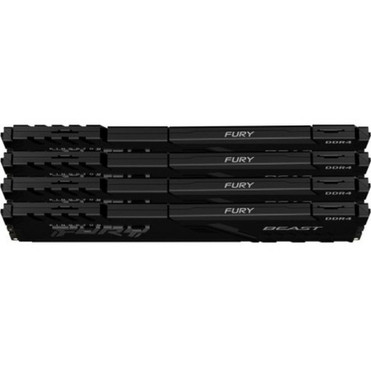 Kingston FURY Beast 32GB 4 x 8GB DDR4 SDRAM Memory Kit - For Desktop PC - 32 GB 4 x 8GB - DDR4-3600PC4-28800 DDR4 SDRAM - 3600 - KF436C17BBK432