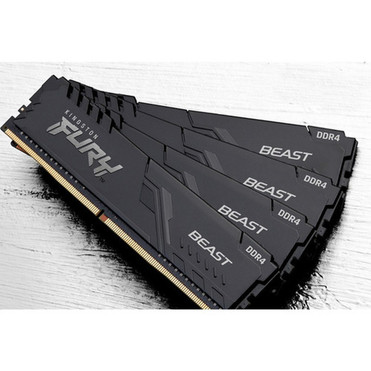 Kingston FURY Beast 32GB 4 x 8GB DDR4 SDRAM Memory Kit - For Desktop PC - 32 GB 4 x 8GB - DDR4-3600PC4-28800 DDR4 SDRAM - 3600 - KF436C17BBK432