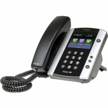 Poly VVX 501 IP Phone - Corded - Corded - Desktop - 12 x Total Line - VoIP - 2 x Network RJ-45 - PoE Ports 2200-48500-025RS