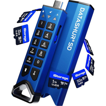iStorage microSD Card 32GB  Encrypt data stored on iStorage microSD Cards using datAshur SD USB flash drive  Compatible with SD only IS-MSD-1-32