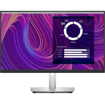 Dell P2423D 238 QHD LCD Monitor - 169 - Black Silver - 2400 60960 mm Class - In-plane Switching IPS Black Technology - WLED DELL-P2423D