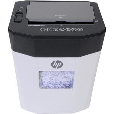 HP AF809 Autofeed Paper Shredder - Continuous Shredder - Micro Cut - 9 Per Pass - for shredding Credit Card Paper Staples - 10 Run - 91032T
