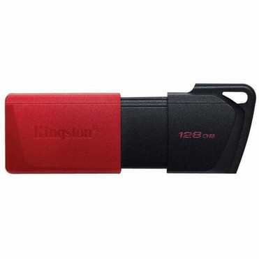 Kingston DataTraveler Exodia M 128GB USB 32 Gen 1 Flash Drive - 128 GB - USB 32 Gen 1 - Black Red - 5 Year Warranty DTXM128GBCR
