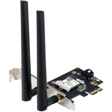 Asus PCE-AX1800 IEEE 80211ax Bluetooth 52 Dual Band Wi-FiBluetooth Combo Adapter for Desktop ComputerWireless Router - PCI Express PCE-AX1800