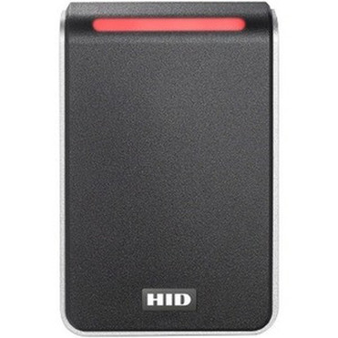 HID Contactless Smartcard Reader - Multi-Technology Mobile Ready Wall Switch Mount - Black Silver Indoor Outdoor - Proximity - mm 40TKS-T1-000000
