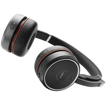 Jabra Evolve 75 Headset - Stereo - USB Type A - Wireless - Bluetooth - 984 ft - 150 Hz - 680 kHz - On-ear - Binaural - Ear-cup - - - 7599-842-199