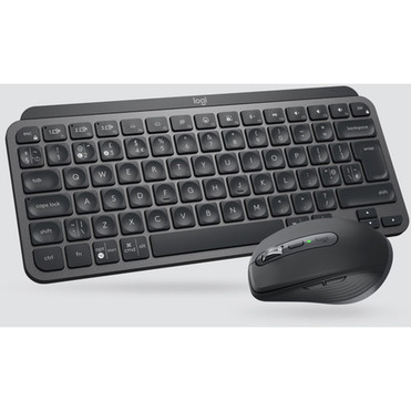 Logitech MX Keys Mini Combo for Business Wireless Mouse and Keyboard Combo - USB Wireless BluetoothRF Keyboard - 79 Key - English - - 920-011048