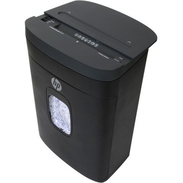 HP MC125 12 Sheet Microcut Shredder - Micro Cut - 12 Per Pass - for shredding Paper Staples Credit Card Envelope - 02 x 05 Size 91041R