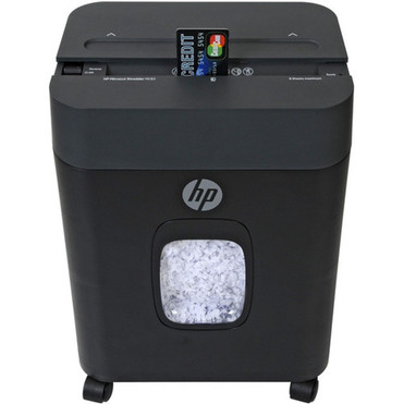 HP MC83 8 Sheet Microcut Shredder - Micro Cut - 8 Per Pass - for shredding Paper Staples Credit Card Envelope - 02 x 05 Shred - 91040W