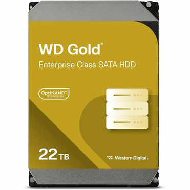 WD Gold WD221KRYZ 22 TB Hard Drive - 35 Internal - SATA SATA600 - Conventional Magnetic Recording CMR Method - Storage System - WD221KRYZ