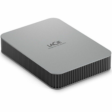 LaCie STLP2000400 2 TB Portable Hard Drive - External - Moon Silver - USB 3.1 Type C (STLP2000400)