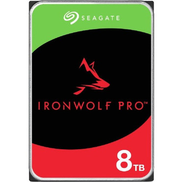 Seagate IronWolf Pro ST8000NT001 8 TB Hard Drive - 35 Internal - SATA SATA600 - Conventional Magnetic Recording CMR Method - - ST8000NT001