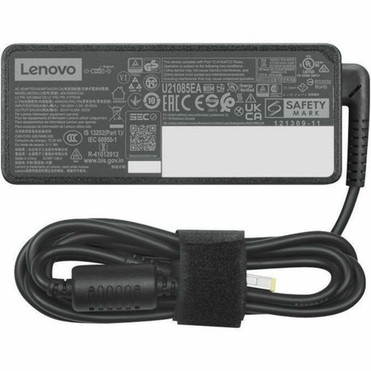 Lenovo ThinkCentre 65W AC Adapter Slim Tip - 65 W - 120 V AC 230 V AC Input - Black 4X21J81436