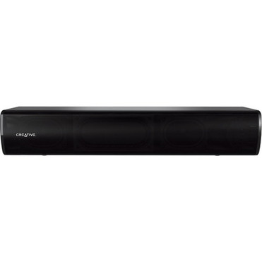Creative Stage Air V2 20 Portable Bluetooth Sound Bar Speaker - 10 W RMS - Black - Desktop - 80 Hz to 20 kHz - Battery Rechargeable - 51MF8395AA000