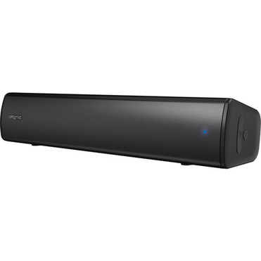 Creative Stage Air V2 20 Portable Bluetooth Sound Bar Speaker - 10 W RMS - Black - Desktop - 80 Hz to 20 kHz - Battery Rechargeable - 51MF8395AA000