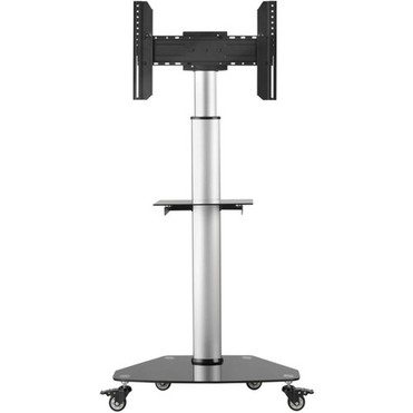 Tripp Lite DMCS3770SG75 Premier Rolling TV Cart - 7938 kg Capacity - 3 7620 mm Caster Size - Glass Steel - 315 Width x 19 x - DMCS3770SG75