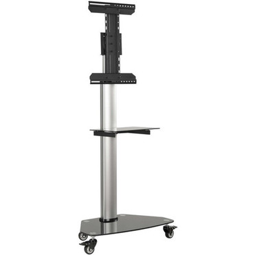 Tripp Lite DMCS3770SG75 Premier Rolling TV Cart - 7938 kg Capacity - 3 7620 mm Caster Size - Glass Steel - 315 Width x 19 x - DMCS3770SG75