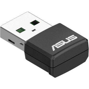 Asus USB-AX55 Nano IEEE 80211ax Dual Band Wi-Fi Adapter for ComputerNotebook - USB 20 Type A - 176 Gbits - 240 GHz ISM - 5 GHz - USB-AX55 NANO