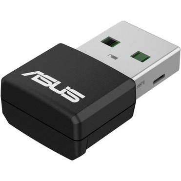 Asus USB-AX55 Nano IEEE 80211ax Dual Band Wi-Fi Adapter for ComputerNotebook - USB 20 Type A - 176 Gbits - 240 GHz ISM - 5 GHz - USB-AX55 NANO