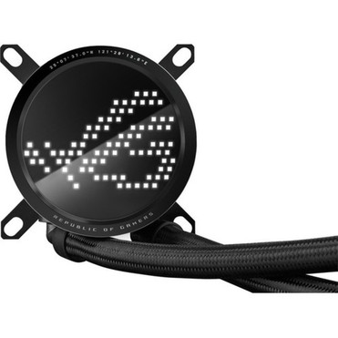 Asus Ryuo III 240 ARGB Cooling FanRadiatorWater BlockPump - 472 120 mm Maximum Fan Diameter - 2 x Fans - 19842 Lmin Maximum ROG RYUO III 240 ARGB