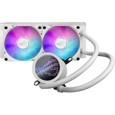 Asus ROG Ryuo III 240 ARGB Cooling FanRadiatorWater BlockPump - 2 Pack - 472 120 mm Maximum Fan Diameter - 2 x Fans - 19842 ROG RYUO III 240 ARGB WHT