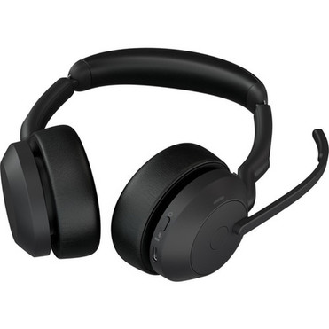 Jabra Evolve2 55 Headset - Stereo - Wireless - Bluetooth - 984 ft - 20 Hz - 20 kHz - On-ear - Binaural - Supra-aural - MEMS Noise - 25599-999-999-01