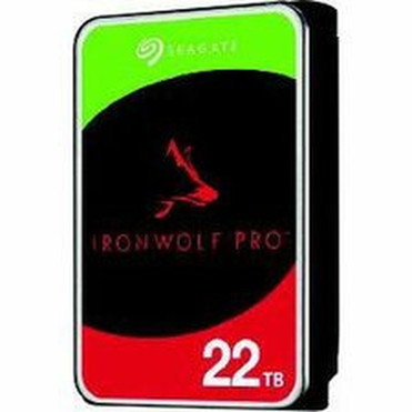 Seagate IronWolf Pro ST22000NT001 22 TB Hard Drive - 35 Internal - SATA SATA600 - Conventional Magnetic Recording CMR Method - ST22000NT001