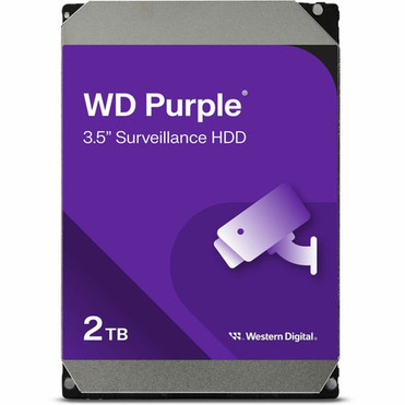 WD Purple WD23PURZ 2 TB Hard Drive - 35 Internal - SATA - Purple WD23PURZ