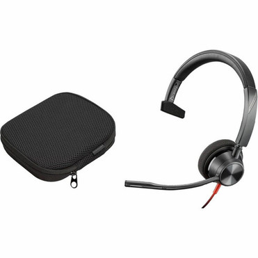 Poly Blackwire 3310-M Microsoft Teams Certified USB-C Headset - Mono - USB Type C Mini-phone 35mm - Wired - 32 Ohm - 20 Hz - 20 - 760Q7AA