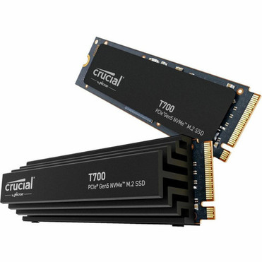 Crucial T700 2 TB Solid State Drive - M2 2280 Internal - PCI Express NVMe PCI Express NVMe 50 x4 - 1200 TB TBW - 12400 MBs Read CT2000T700SSD5