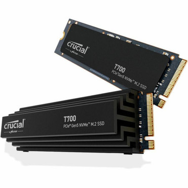 Crucial T700 2 TB Solid State Drive - M2 2280 Internal - PCI Express NVMe PCI Express NVMe 50 x4 - 1200 TB TBW - 12400 MBs Read - CT2000T700SSD3