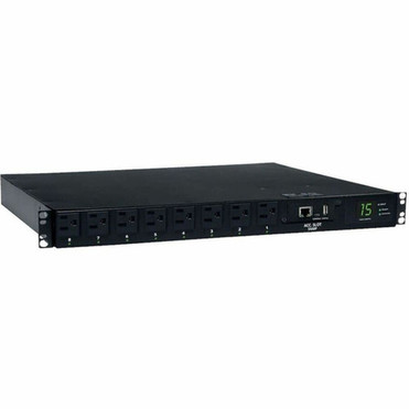 Tripp_Lite_PDUMH15ATNET_PDU_Switched_ATS_120V_15A_8_Outlet_-_8_x_NEMA_5-15R_-_18kVA_-_1U_Rack-mountable_Zero_U_Vertical_Rackmount_PDUMH15ATNET