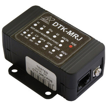 DITEK DTK-MRJPOE Surge Suppressor - 54 V Input - 54 V DC Output - Ethernet - TAA Compliant DTK-MRJPOE