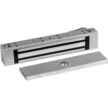 RCI Surface MicroMag Magnetic Lock - 12 V DC 24 V DC - 13608 kg Holding Force - Aluminum 8375X28