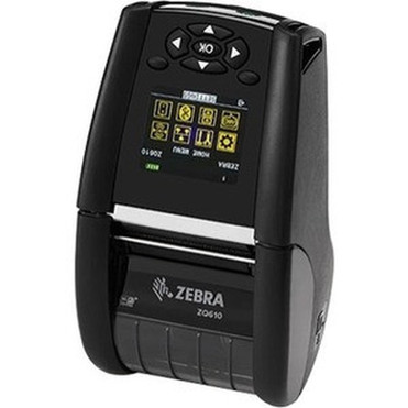 Zebra ZQ610 Mobile Direct Thermal Printer - Monochrome - Portable - Receipt Print - Bluetooth - Battery Included - 32 81280 mm - - ZQ61-AUFA000-00