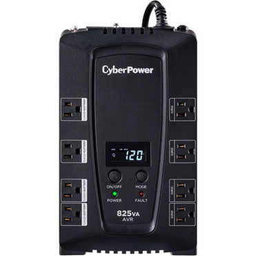 CyberPower_Intelligent_LCD_CP825AVRLCD_825_VA_Desktop_UPS_-_825VA450W_-_2_Minute_Full_Load_-_4_x_NEMA_5-15R_-_Battery_Backup_System_CP825AVRLCD