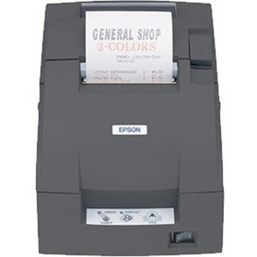 Epson Desktop Dot Matrix Printer - Two-color - Wall Mount - Receipt Print - Ethernet - Serial - Parallel - With Cutter - 6 lps Mono - C31C514A7561