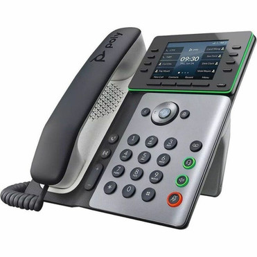 Poly Edge E320 IP Phone - Corded - Corded - NFC Bluetooth - Desktop - TAA Compliant - VoIP - 2 x Network RJ-45 - PoE Ports 2200-87000-001