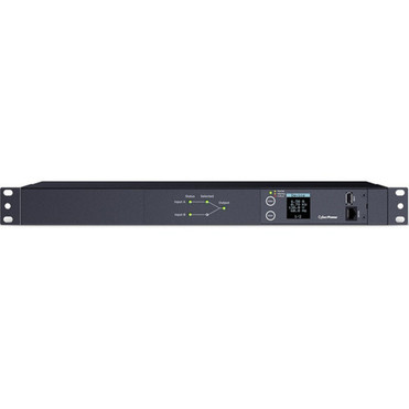 CyberPower Switched ATS PDU PDU24001 10-Outlets PDU - Metered - NEMA 5-15P - 10 x NEMA 5-15R - 120 V AC - Network RJ-45 - 1U - - PDU24001