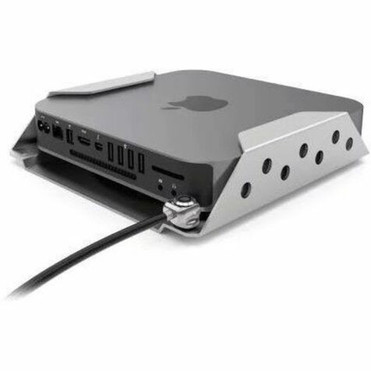 Compulocks MMEN76CL Mounting Bracket for Mac mini - Silver - 75 x 75 100 x 100 - VESA Mount Compatible MMEN76CL