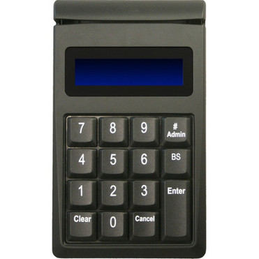 ID TECH SecureKey M130 Encrypted Key Pad with MagStripe Card Reader - 15 Keys - Magnetic Stripe Reader - USB - Black IDKE-534833BL