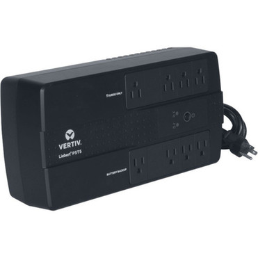 Liebert PST5 500VA Battery Backup  Surge Protection - 8-Outlets 3 Year Warranty Energy Star Certified PST5-500MT120