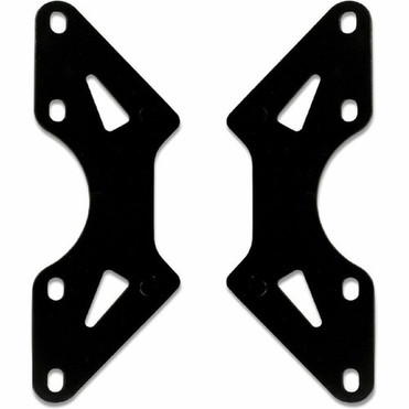 Amer Mounts AMRV201 Mounting Adapter for TV Monitor Desk Mount Wall Mount - Powder Coated Black - 200 x 200 200 x 100 100 x 100 - AMRV201