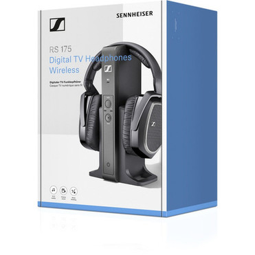 Sennheiser HDR 175 Headphones - Stereo - Wireless - RF - 3281 ft - 17 Hz 22 kHz - Over-the-head - Binaural - Circumaural 508676