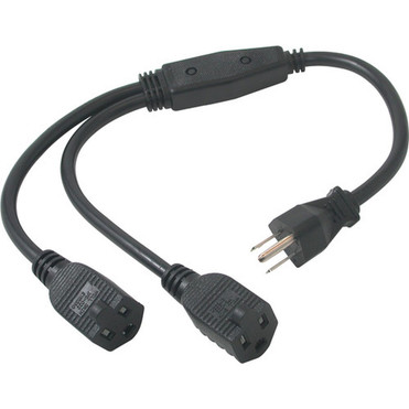 C2G_3ft_16_AWG_1-to-2_Power_Cord_Splitter_1_NEMA_5-15P_to_2_NEMA_5-15R_-_Black_29805