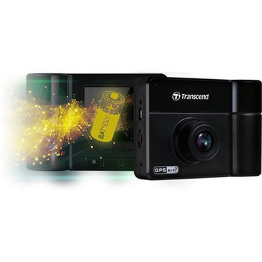 Transcend DrivePro 550B Digital Camcorder - 24 LCD Screen - STARVIS - Full HD - 169 - H264 MP4 - USB - microSD - GPS - Memory - TS-DP550B-64G