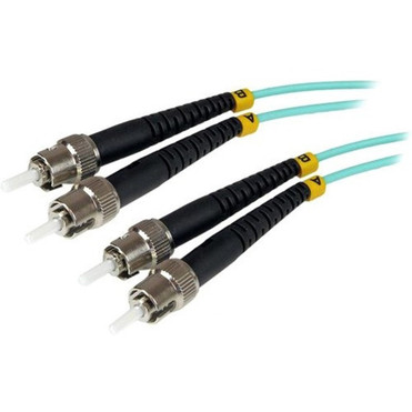 StarTechcom_1m_Fiber_Optic_Cable_-_10_Gb_Aqua_-_Multimode_Duplex_50125_-_LSZH_-_STST_-_OM3_-_ST_to_ST_Fiber_Patch_Cable_-_for_-_1m_A50FBSTST1 StarTechcom_1m_Fiber_Optic_Cable_-_10_Gb_Aqua_-_Multimode_Duplex_50125_-_LSZH_-_STST_-_OM3_-_ST_to_ST_Fiber_Patch_Cable_-_for_-_1m_A50FBSTST1