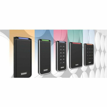HID Signo 40K Card ReaderKeypad Access Device - Black Silver Outdoor Indoor - Proximity Key Code - 394 100 mm Operating Range 40KTKS-00-00003C